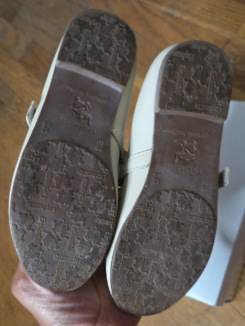Elephantito | Girls Cream Mary Jane Shoes with Strap